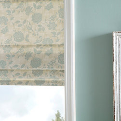 iLiv Bird Garden Duck Egg Blinds from Aspire Curtains & Blinds - Roman Blinds