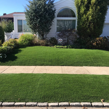 Atlantic Beach Artificial Grass Landscape Rejuvination