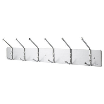 Safco Wall Rack 6 Hook Wall Coat Rack (Set of 6)