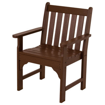 Polywood Vineyard Garden Arm Chair, Mahogany