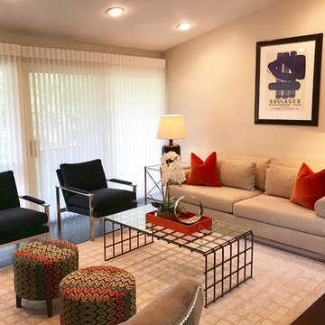 Modern Chic home with Bold Pop of Colors- Rose T Bien-Aime