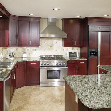 Cherry Wood Kitchen