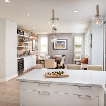 Modern Kitchen Rustic Elements