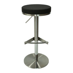 Victor Swivel Hydraulic Stool | Black - Bar Stools And Counter Stools