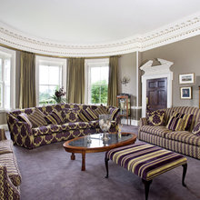 formal lounge room floral/stripe