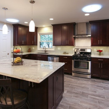 Irish Influenced Transitional Kitchen