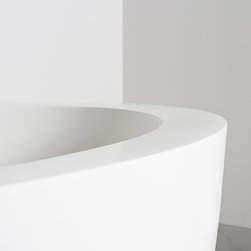 Lusso Stone Oceanus Solid Surface Freestanding Stone Resin Bath 1900 - Products