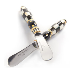 Courtly Check Canape Knife Set | MacKenzie-Childs - Serving Utensils