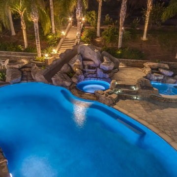 Night View - Orange Oasis