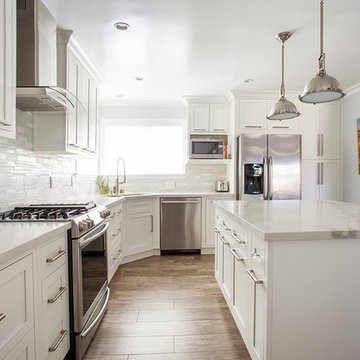 Kitchen & fireplace in Reseda