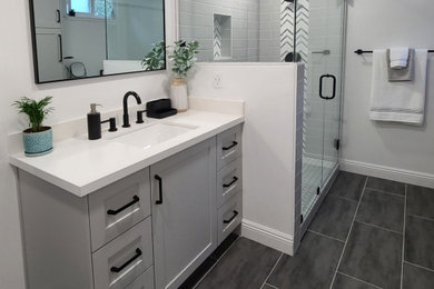 Bathroom - modern bathroom idea in Sacramento