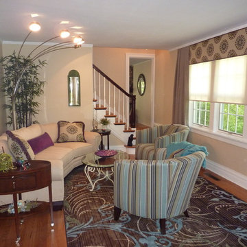 Colorful Contemporary Living Room
