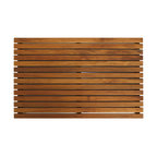 Zen Shower Mat, Solid Teak Wood