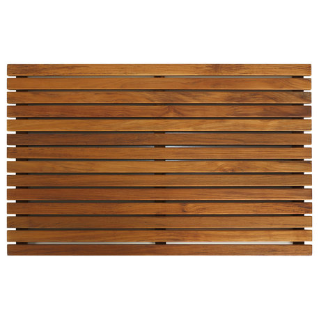 Zen Shower Mat, Solid Teak Wood