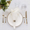 Ivory Linen Tablecloth, 68x98 Oval