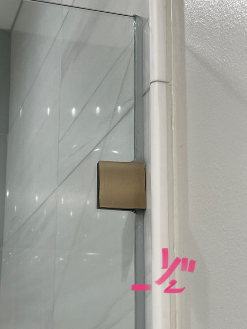 Frameless Shower Door Gap/Standards?