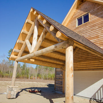 Log Home In Limington, Maine