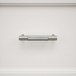 Dali Fluted Brushed Stainless Pull Bar 150mm - Drawer & Cabinet Hardware