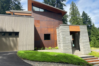 Modern home design in Portland.
