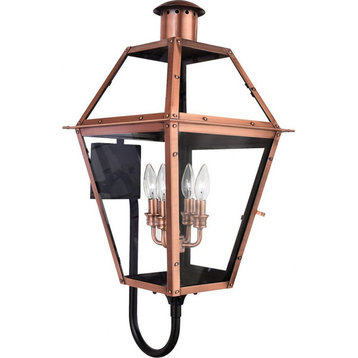 4 Light Wall Lantern-Aged Copper Finish - Outdoor - Wall Mounts - 71-BEL-619789