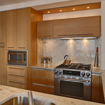 Rift Oak U shape Kitchen