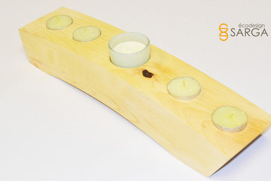 Contemporary candle holder
