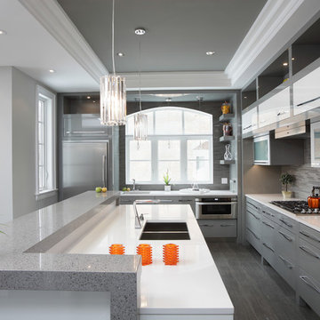 Gray Galore Kitchen