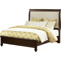 Transitional Panel Beds by Virginia House Furniture