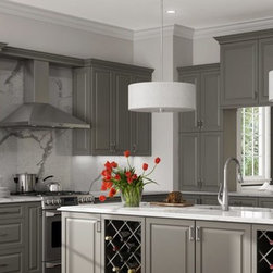 Introducing New Dove Gray Paint for Maple Doors - Kitchen Fixtures