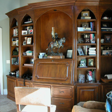 Built-in writing desk