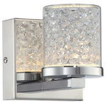 Lite Source - Lite Source LS-16581 Kristen - 5" 5W 1 LED Wall Sconce - Shade Included: TRUE* Number of Bulbs: 1*Wattage: 5W* BulbType: LED* Bulb Included: No