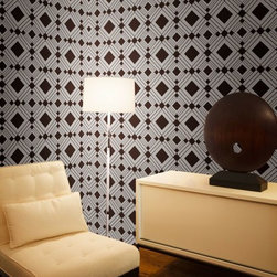 Chocolate Diamond Self-Adhesive Wallpaper - Wallpaper