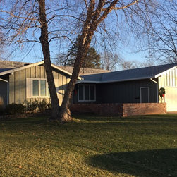 White LeafGuard Gutter Installation - Roofing And Gutters