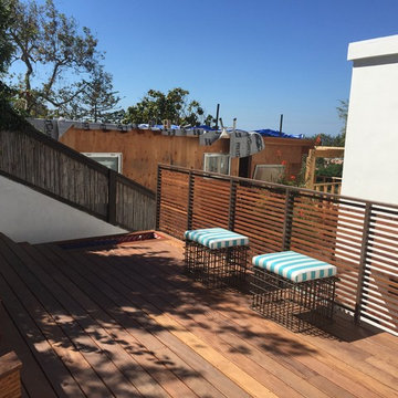 Modern IPE backyard - Santa Monica