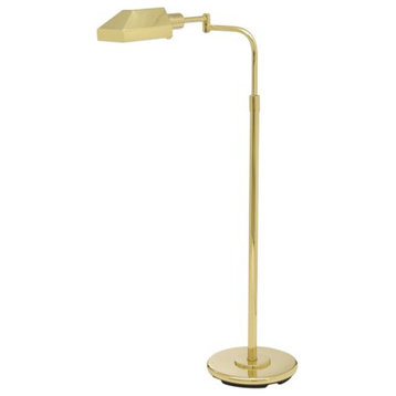 House of Troy Home/Office PH100-61-J 1 Light Floor Lamp in Polished Brass