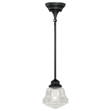 Vaxcel - Huntley 1-Light Mini Pendant in Farmhouse and Schoolhouse Style 15
