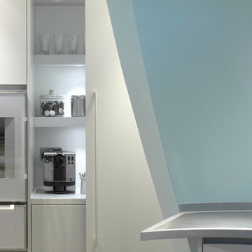 Colourful kitchens