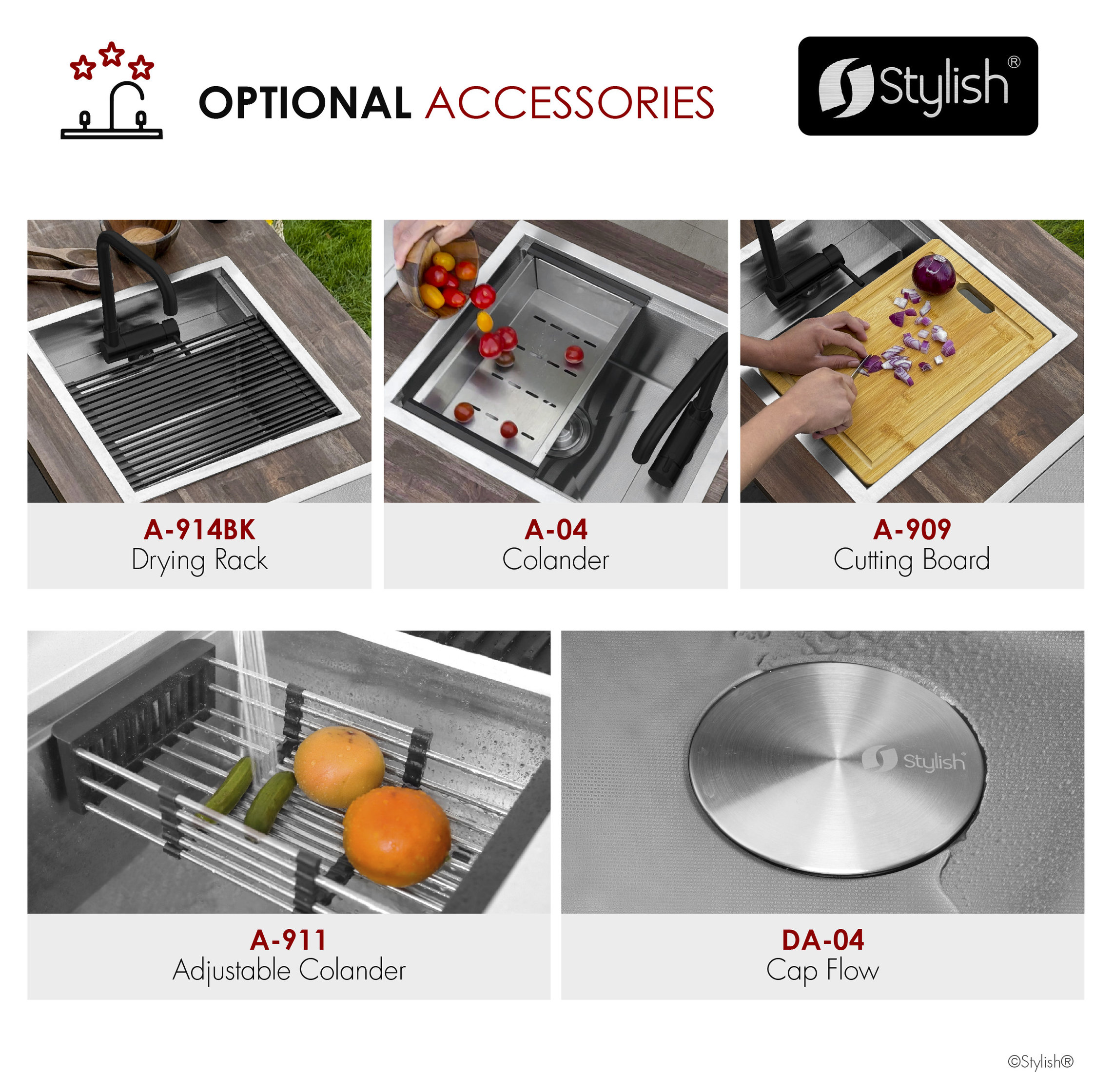 Concealed Dual-Mount Steel Utility Sink 20", 1-Hole Prep Sink, Dura-Tek, Black