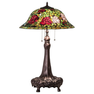 31 High Tiffany Rosebush Table Lamp