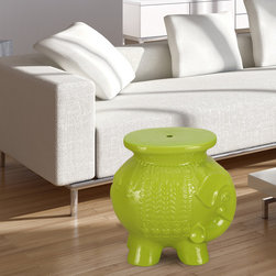 Ceramic Stool - Footstools And Ottomans