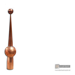 FI024 - Simple copper finial custom made - Products