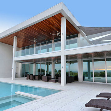 Elevated Pool House