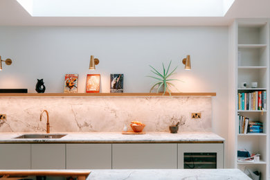 Modern kitchen in London.