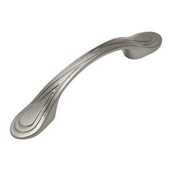Cosmas - Cosmas 9433ORB Cabinet Pull, 3" Hole Centers, Set of 5, Satin Nickel - Cabinet And Drawer Handle Pulls