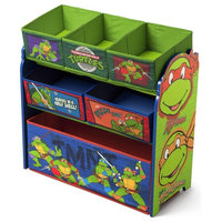 ninja turtle multi bin toy organizer