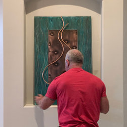 The Dance - original hand tooled copper - Sculptures