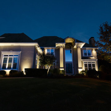 Johns Creek, GA House and Backyard Lighting Project