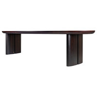 Oval Eucalyptus Dining Table, Versmissen Durban, Large - Transitional ...