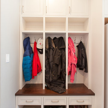 Traditional Laundry + Mudroom in Clarendon Hills