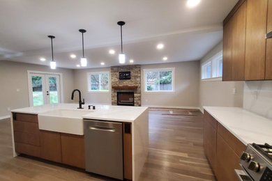 Kitchen - contemporary kitchen idea in Seattle